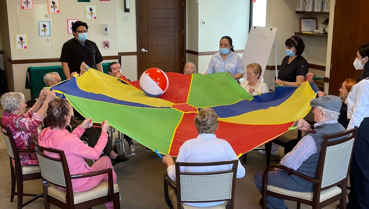 Residentes en casa para adultos mayores en CDMX